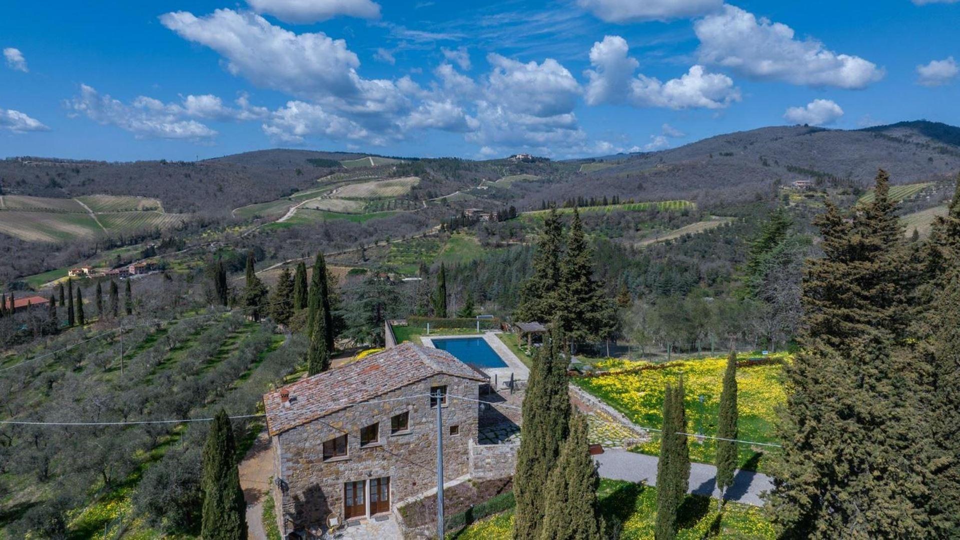 Gittori Villa Gaiole in Chianti Exterior photo