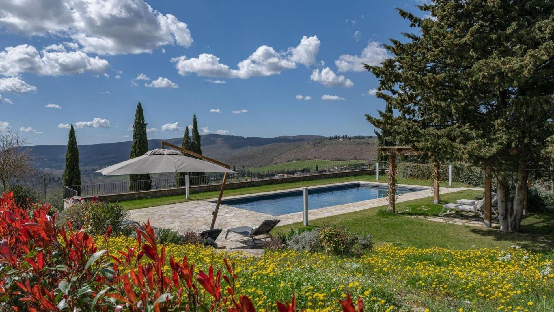 Gittori Villa Gaiole in Chianti Exterior photo